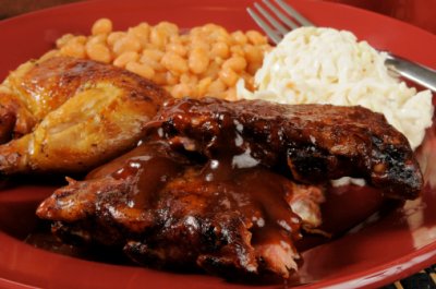 BBQ Ribs & Grilled Chicken Breast