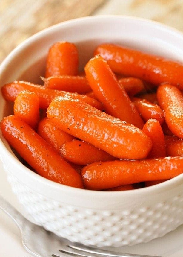 Tiny Glazed Carrots - Christmas