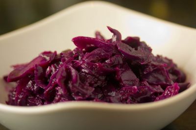 Red Cabbage Braised with Apples