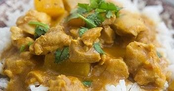 Chicken Curry over Basmati Rice