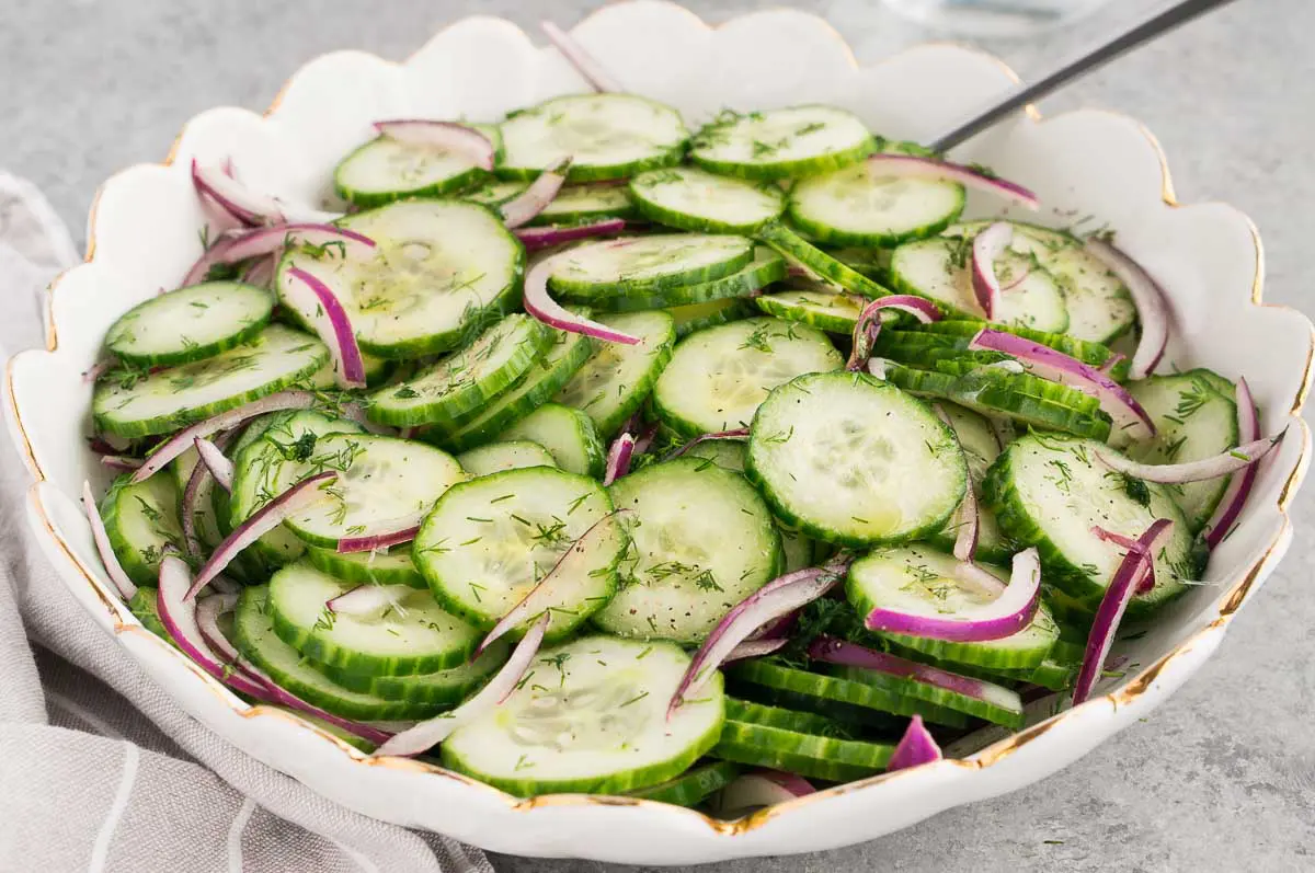 Cucumber Salad (Onion and Dill)