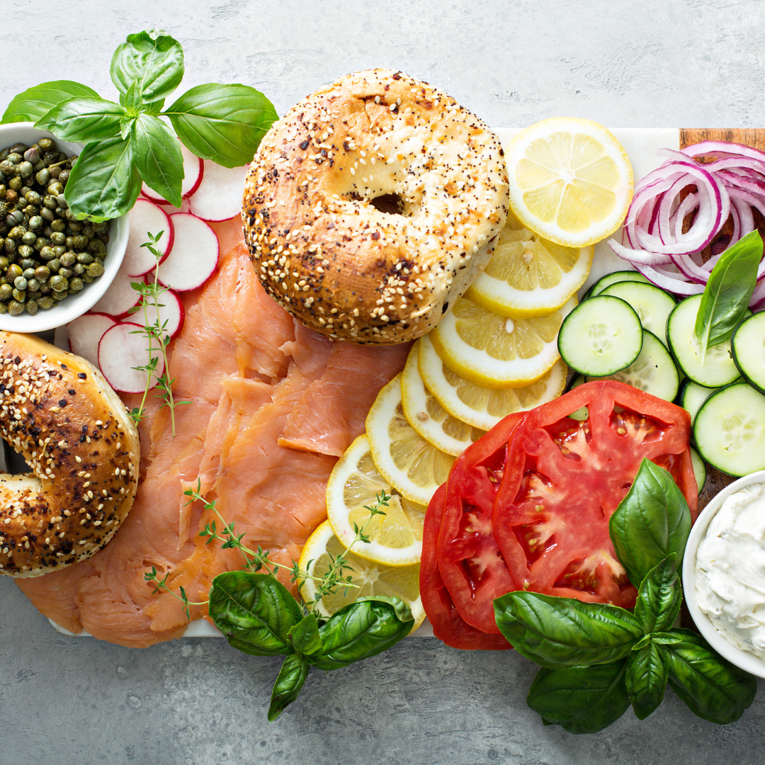 Nova Lox Platter With Bagel & Cream Cheese