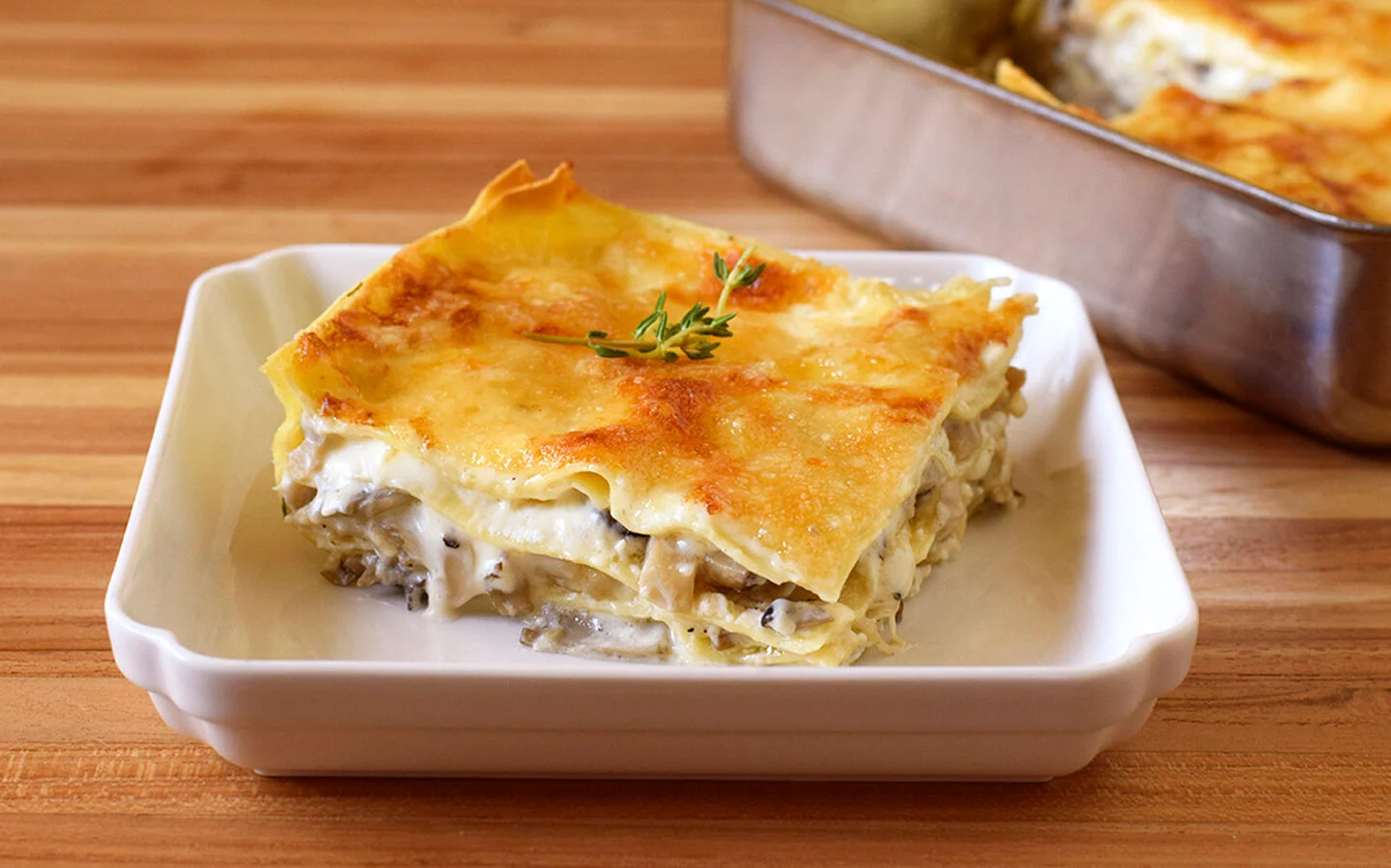 Mushroom Truffle Lasagna