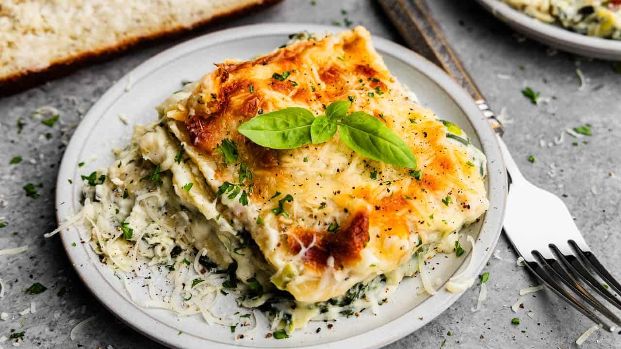 Spinach & Artichoke Lasagna