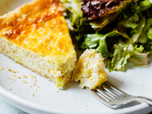 Leek & Gruyère Quiche