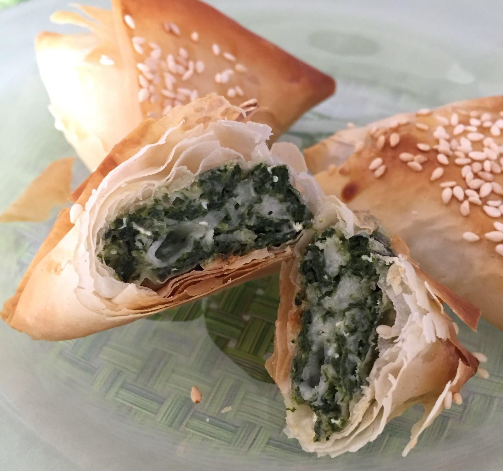 Spinach Cheese Phyllo Bourekas