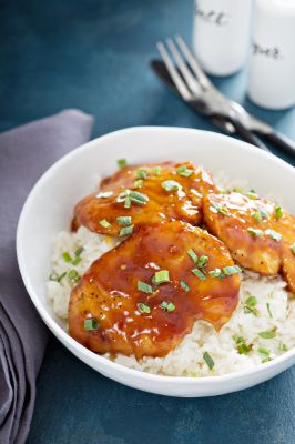 Bourbon Chicken Entree