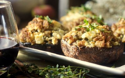 Portobello Mushrooms Aux Duxelle