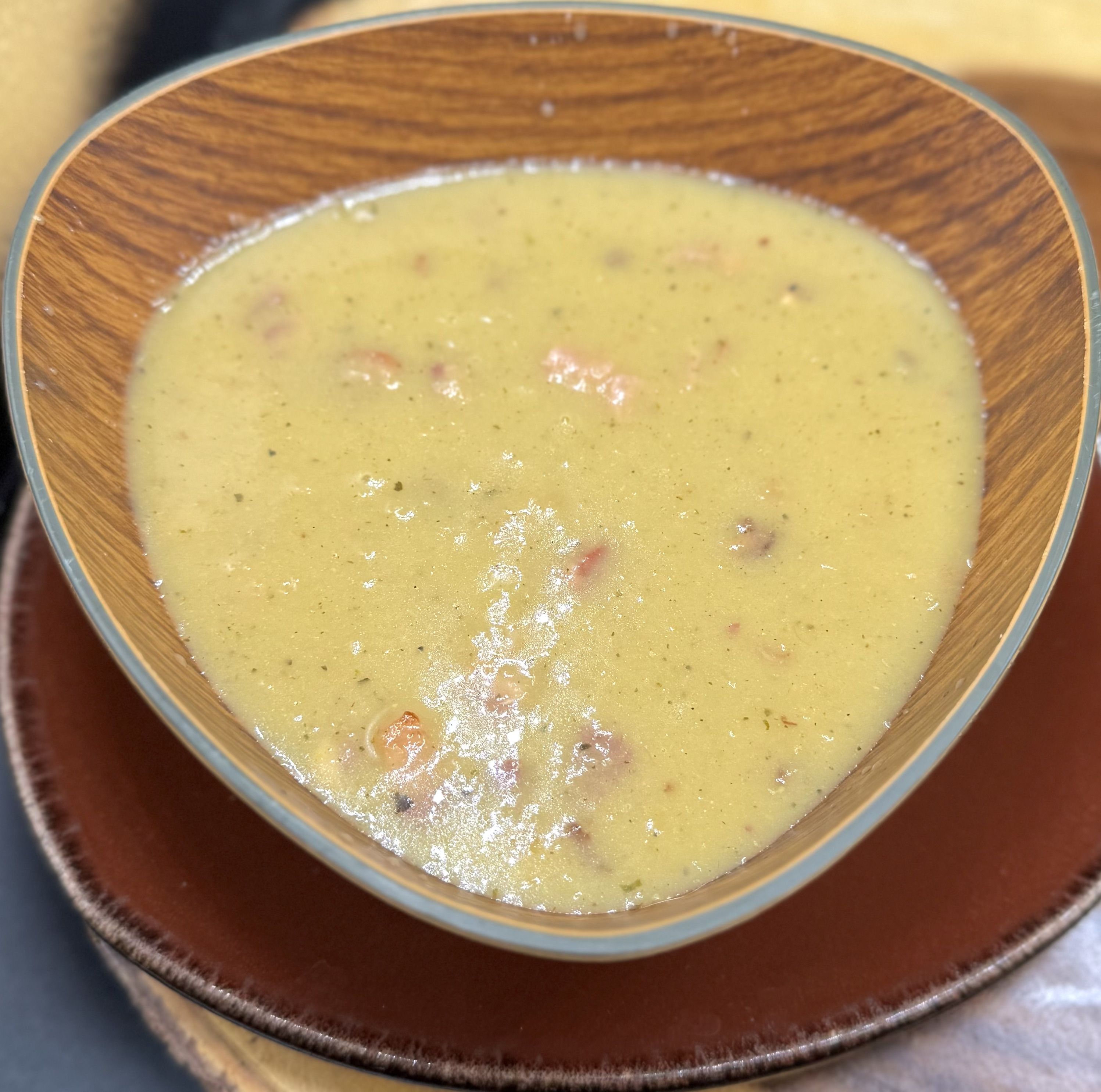 Corn Chowder with Beef Bacon