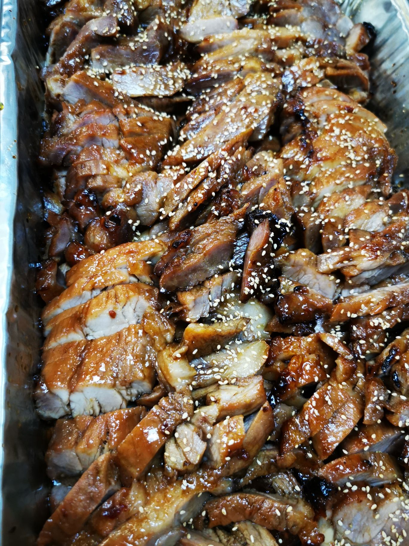 Wild Honey Glazed Chinese BBQ Pork w/ Vegetables