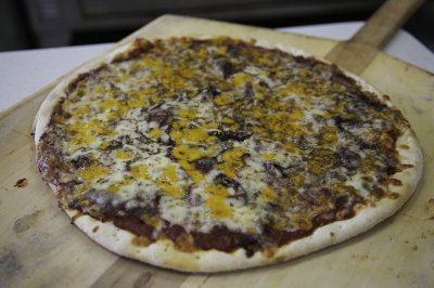 Triple Cheese Beef Pizza