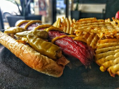 Maxwell Street Polish Sausage Tray