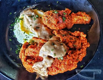 Traditional Fried or Baked Chicken Bar