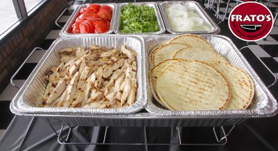 Mediterranean Pita Bar (Chicken or Gyro) (Healthy, Heartier, Great for Business Meetings)