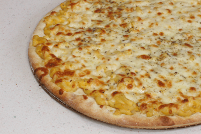 Aged Cheddar Mac & Cheese Pizza