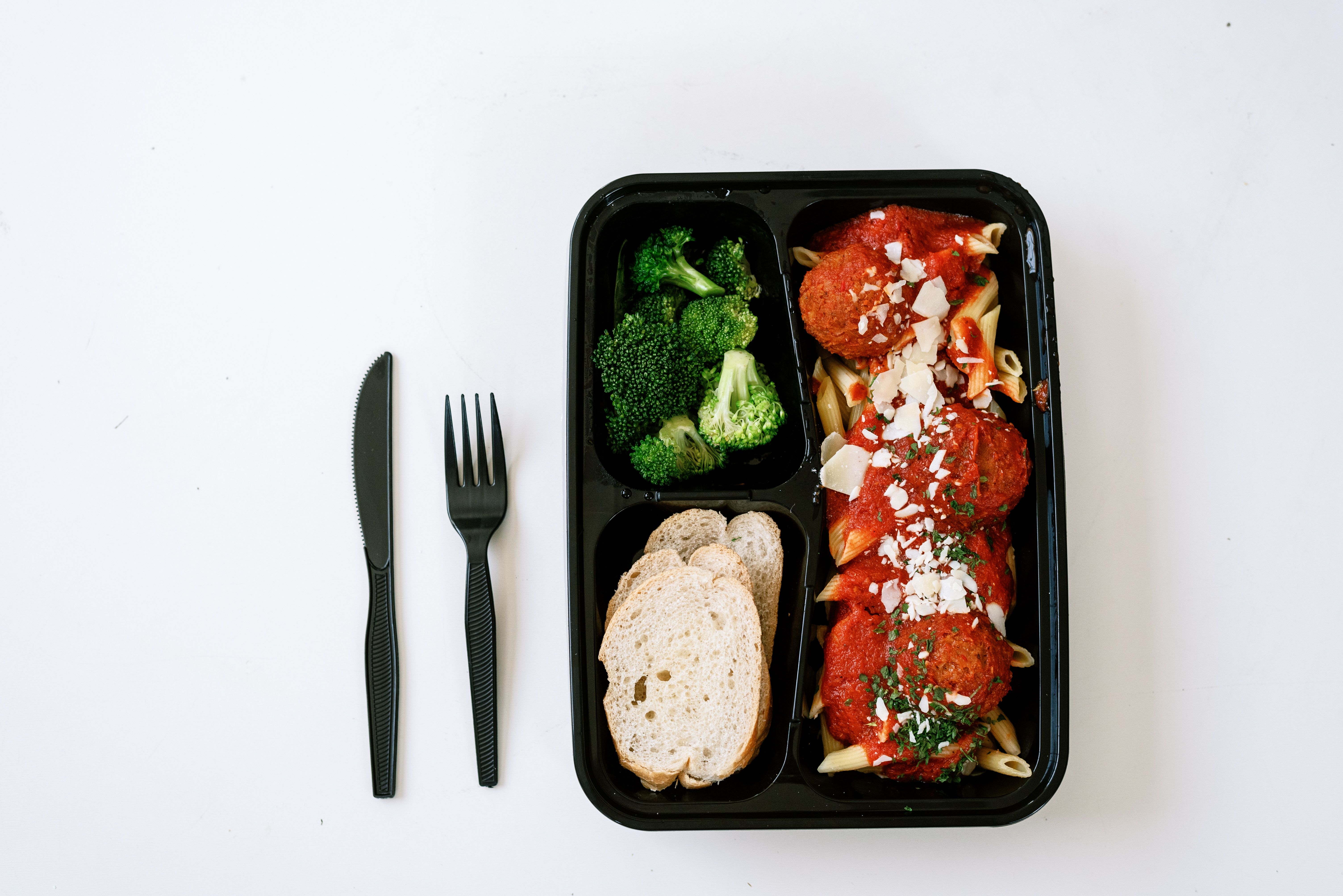 Meatballs with Penne Pasta