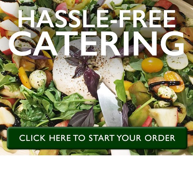 hassle free catering. click here to start your order.