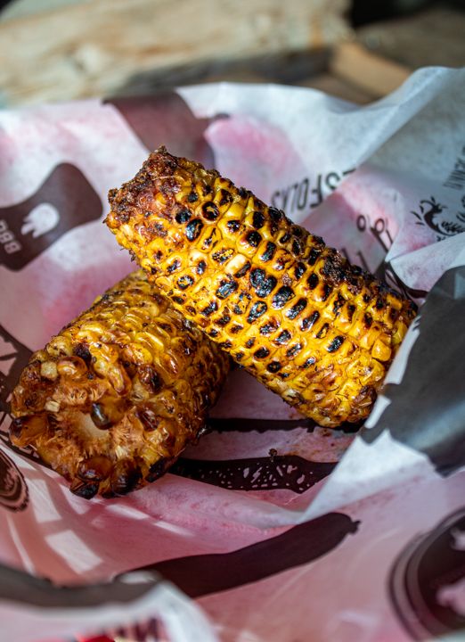 Cajun Corn Cobs Tray