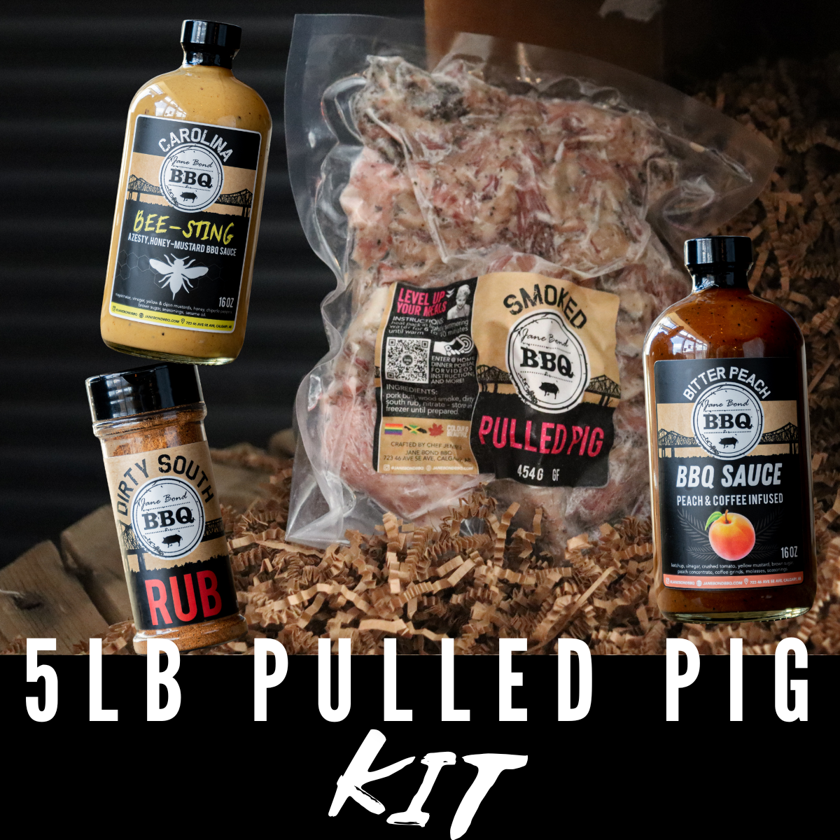 5LB Pulled Pork Kit