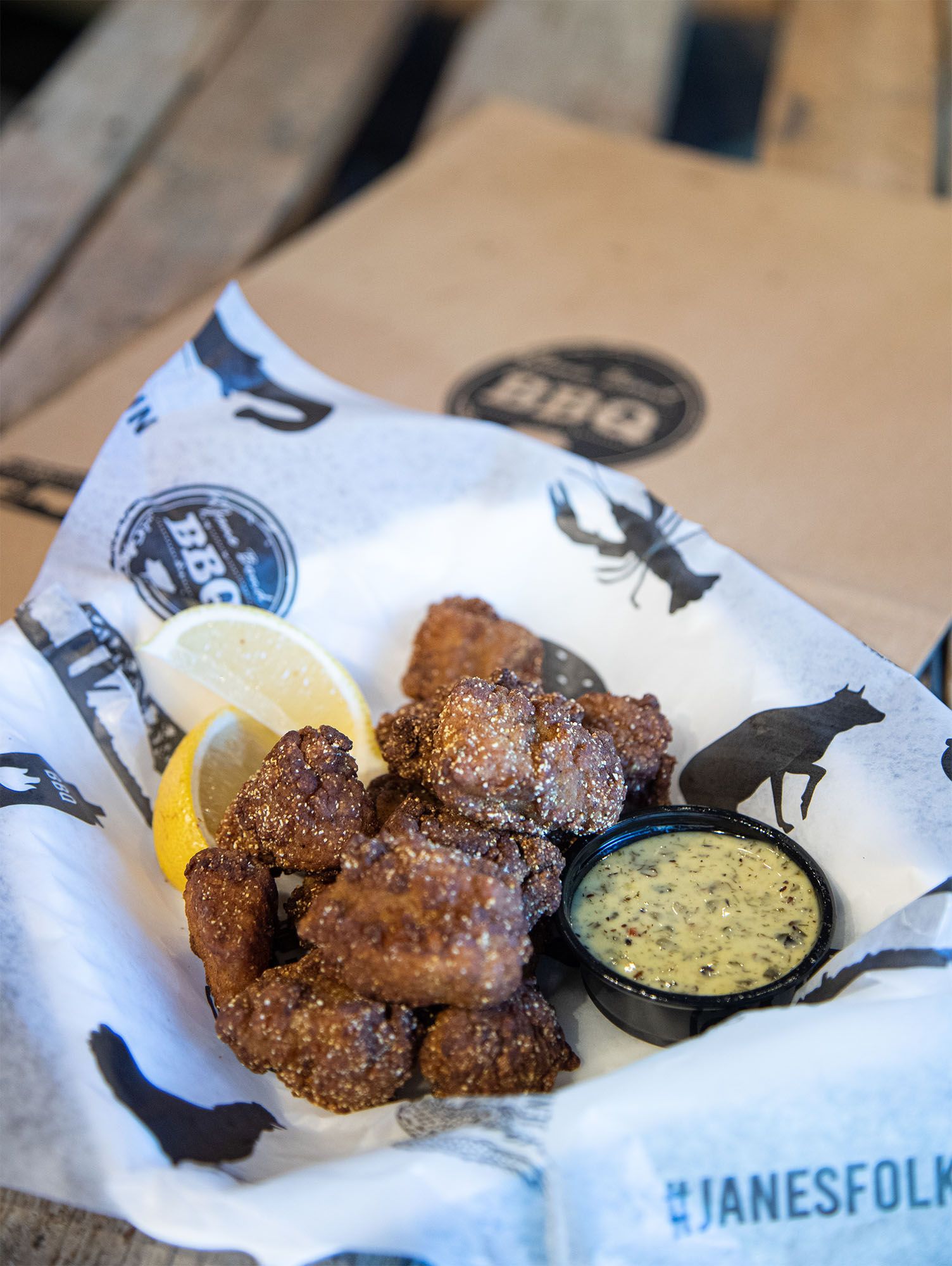 Fried Catfish Bites & Pickle Dip Tray