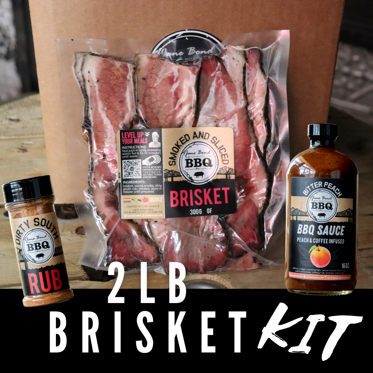 2LB Smok'd & Sliced Brisket Kit