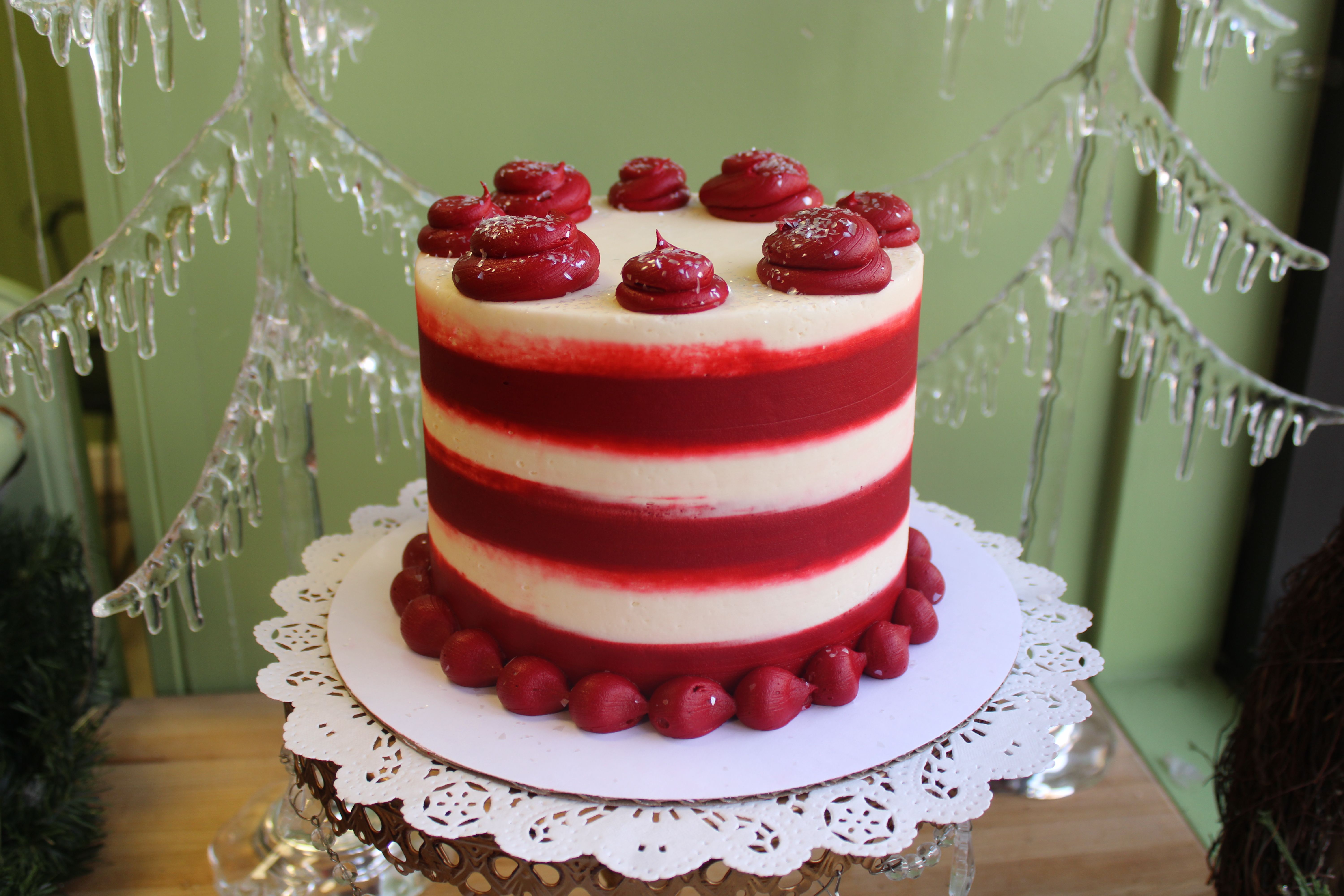 Candy Cane Cake