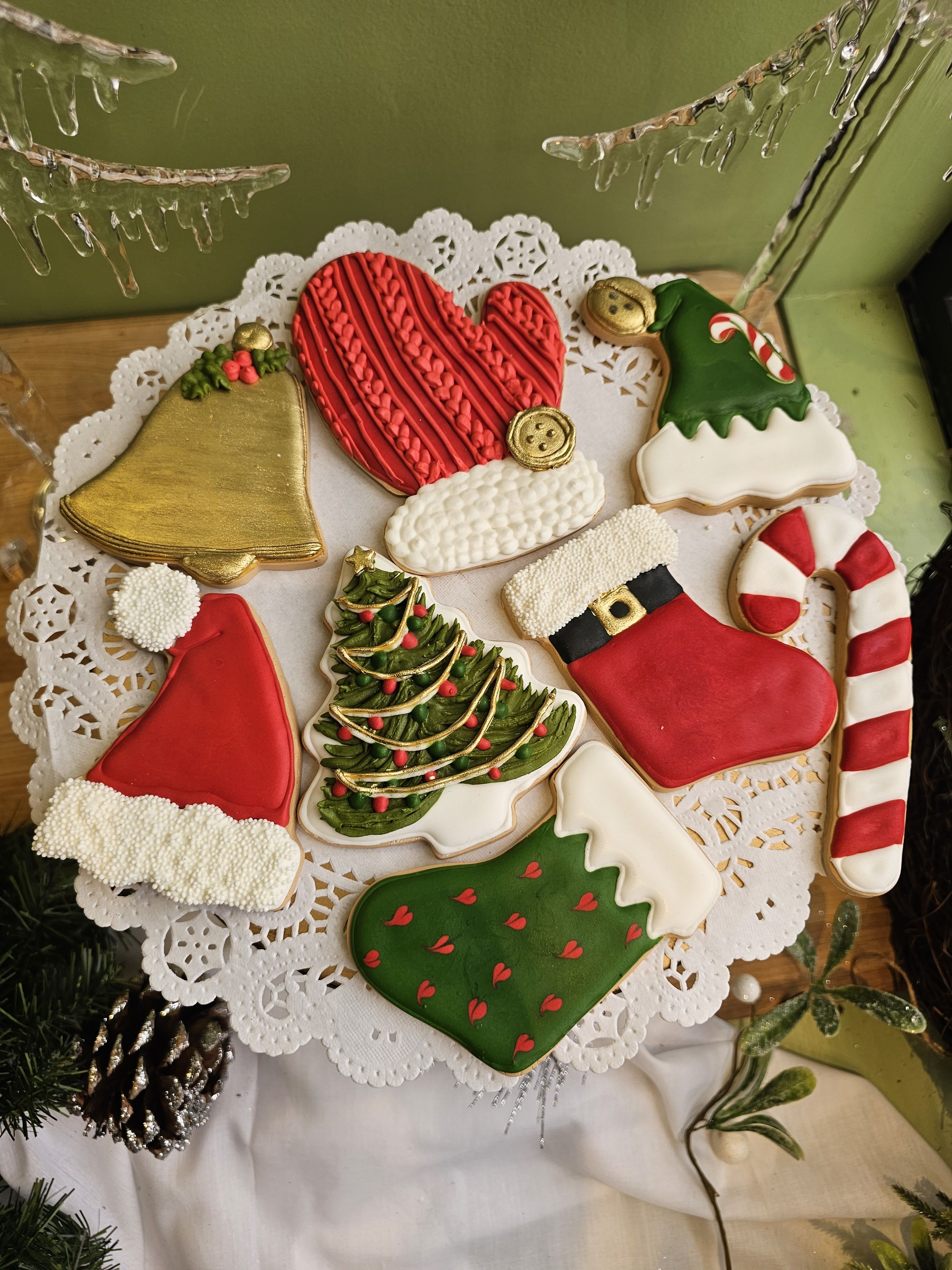 Holiday Royal Iced Sugar Cookies