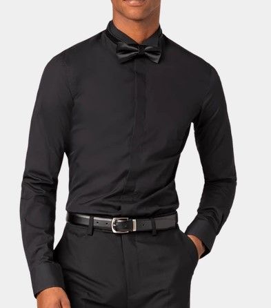 Black Button Up Uniform