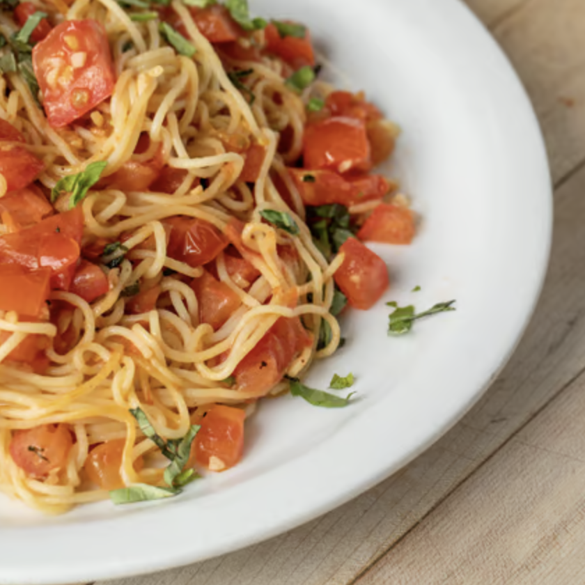 Angel Hair Pasta, Tomato & Basil