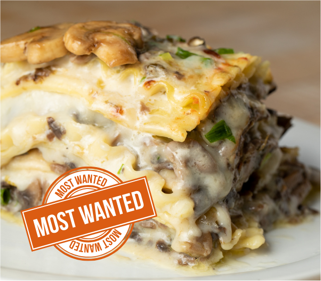 Three Cheese Mushroom Lasagna